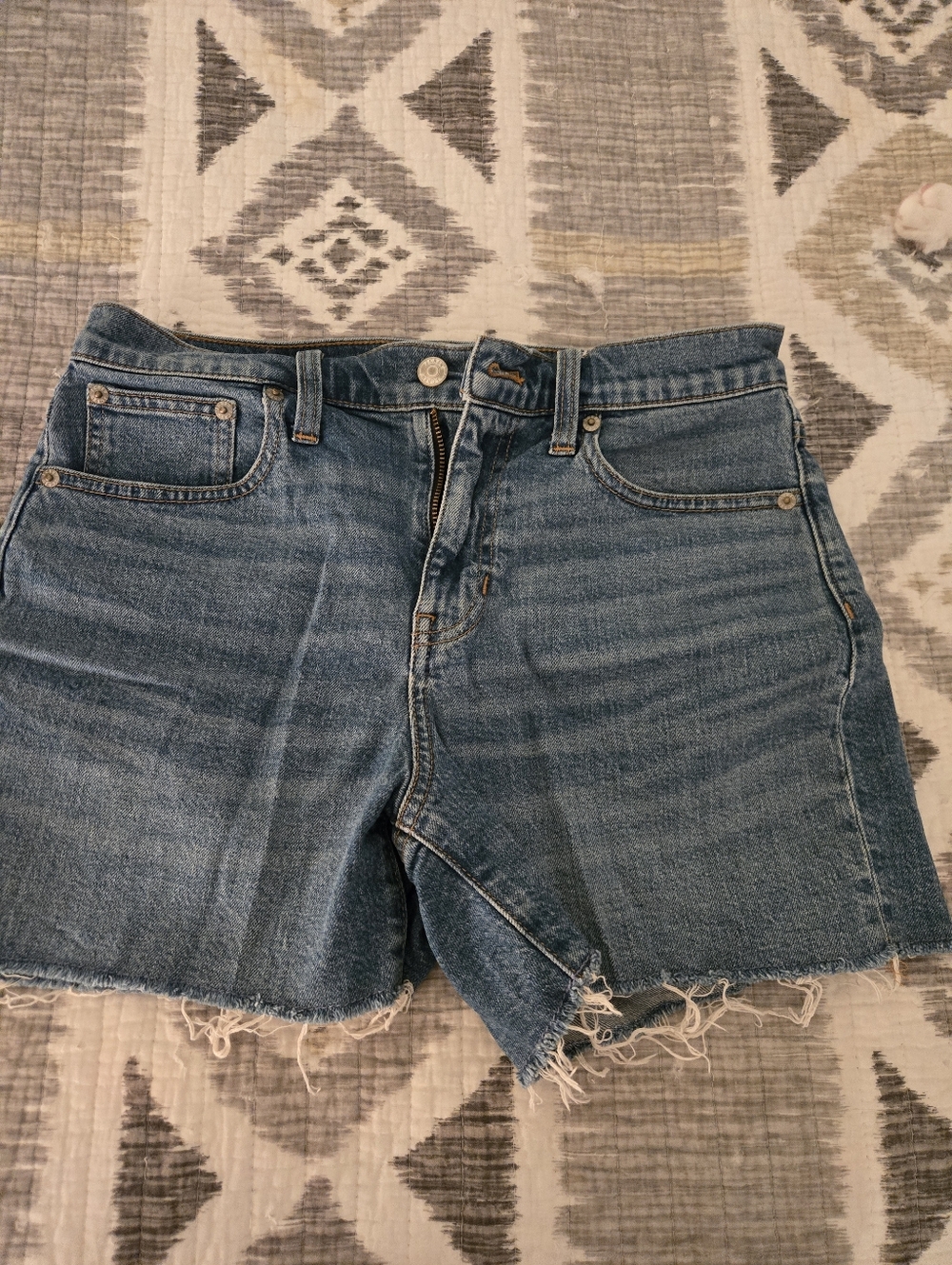 J Crew High Rise Denim Shorts